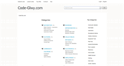 Desktop Screenshot of code-glwy.com